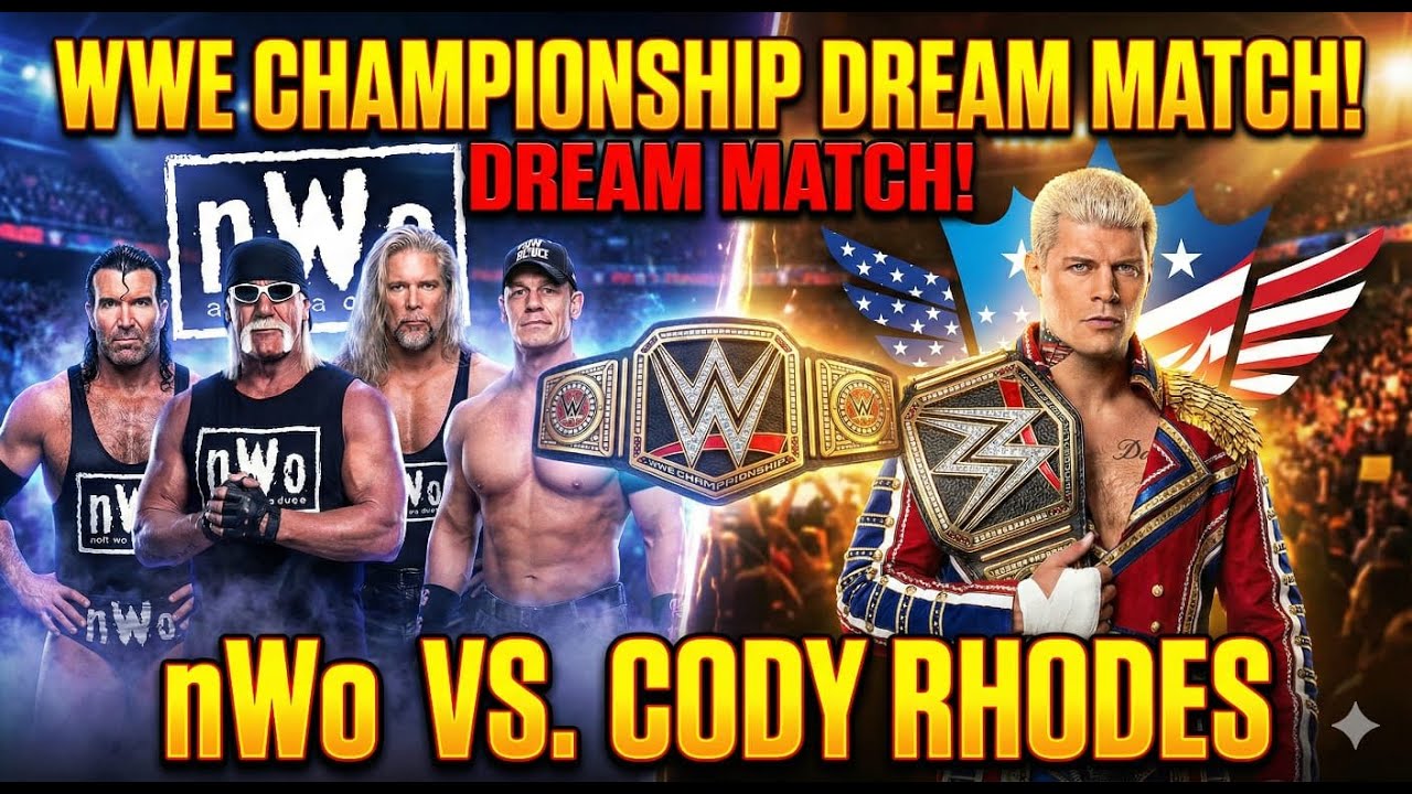WWE CHAMPIONSHIP CODY RHODES V/S SCOTT HALL (NWO)