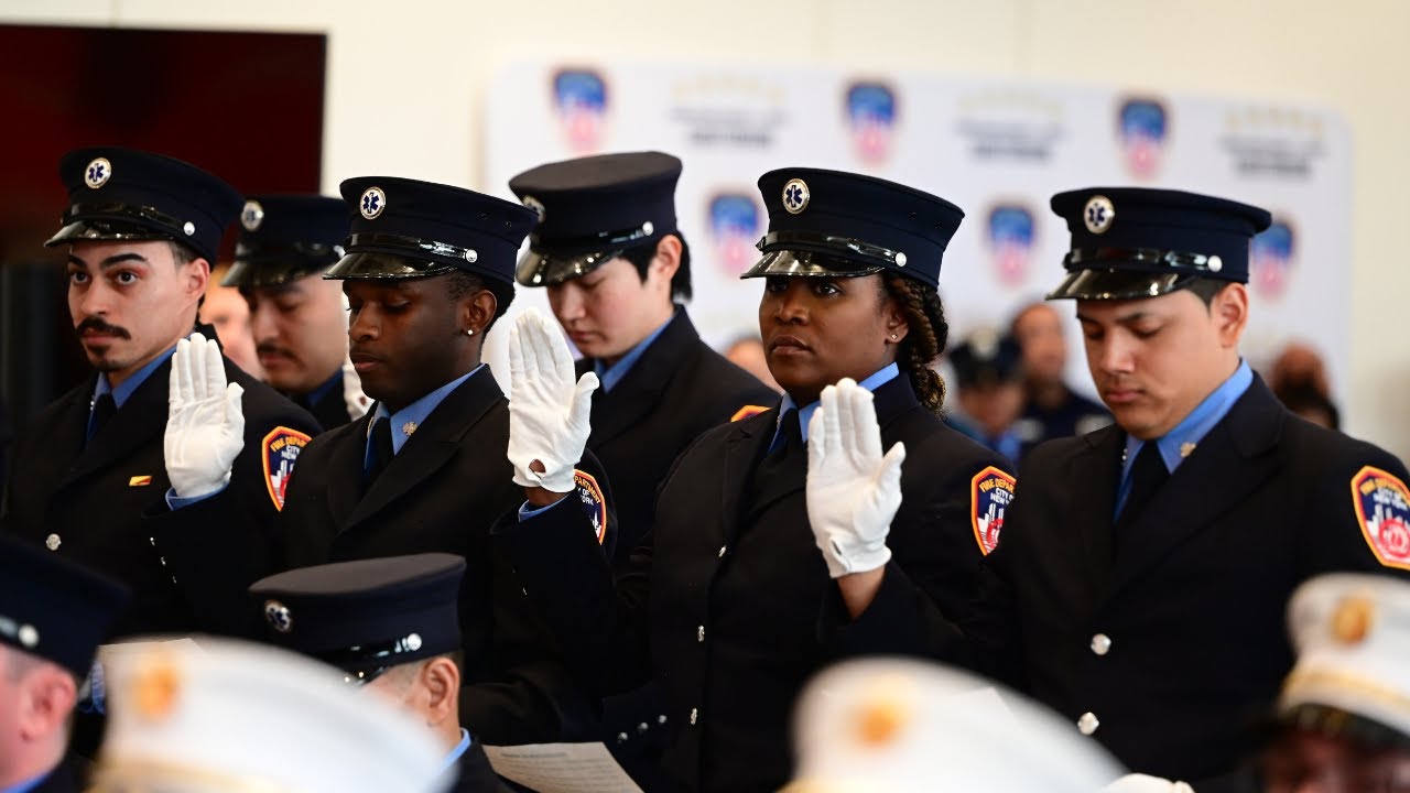 FDNY Promotion Ceremony for EMS members