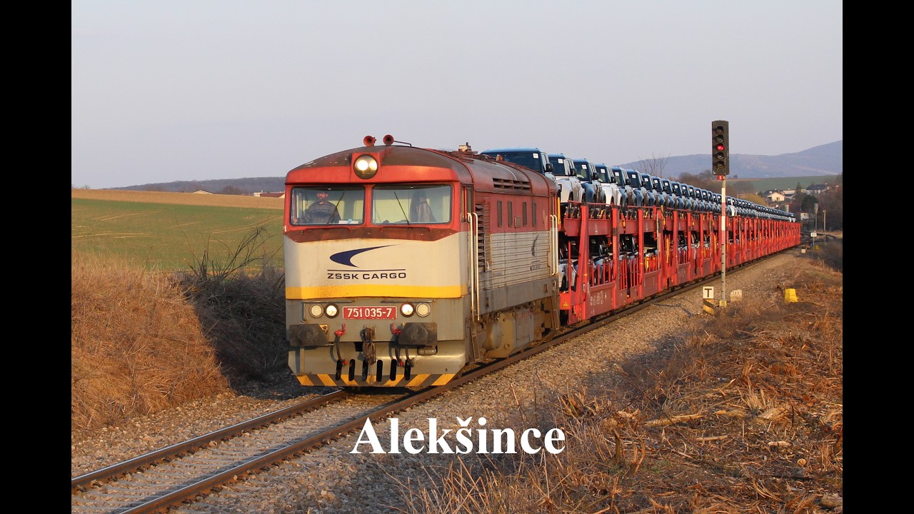 Podvečerné vlaky / evening Trains - Alekšince SK 9.3. 2026