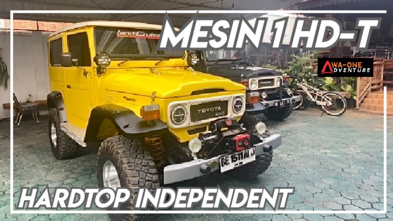 Modifikasi Hardtop FJ40 Matic Swap Engine 1HD-T | Wa-One Adventure#fj40#4x4#offroad#landcruiser