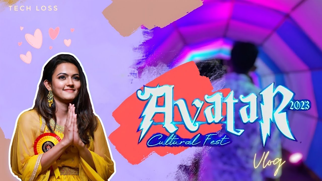 Avatar 2k23 Vlog 💥 | Actress Aparna Das as Chief Guest 😻 | ( NIET ) Nehru College | Tech Loss