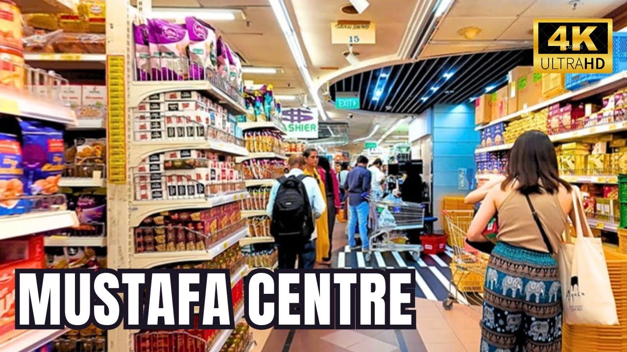 INSIDE Singapore’s Only 24-Hour Mega Mall - Mustafa Centre [4K]