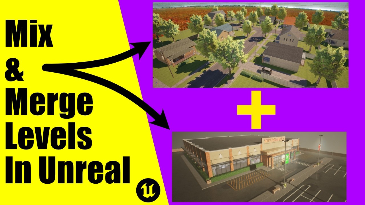 UE5 || Combine / Copy / Merge Levels in Unreal Engine | UE5 Beginner Tutorial