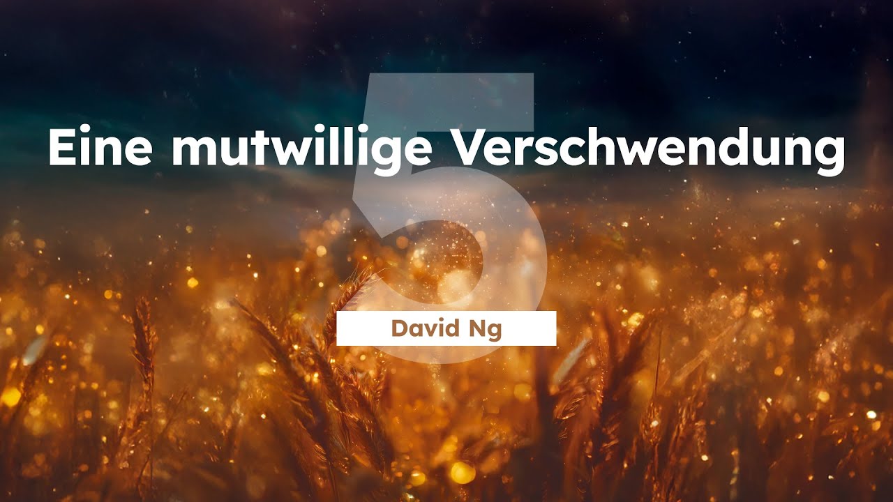 5. Eine mutwillige Verschwendung # David Ng # ASI 2025