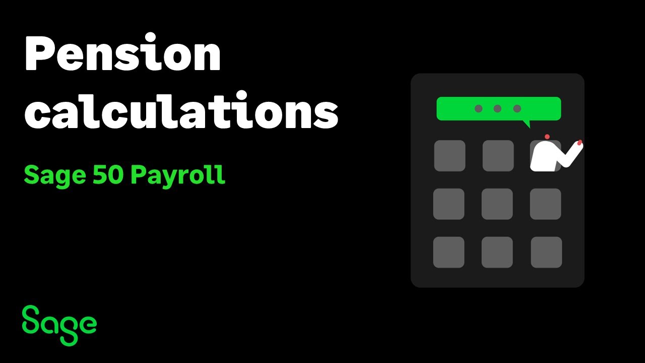Sage 50 Payroll (UK) - Pension calculations