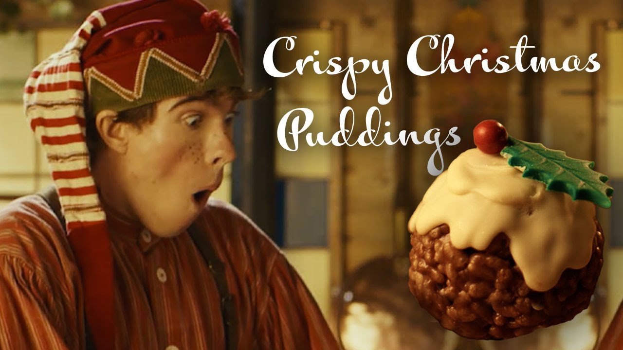 Mini Chocolate Crispy Christmas Puddings!