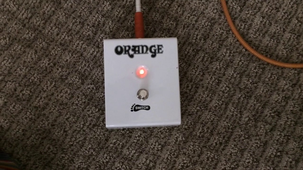 Orange Footswitch Demo (FS - 1)