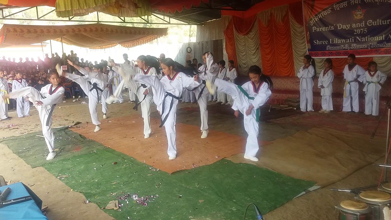 Takewondo demostration kushadevi dojang