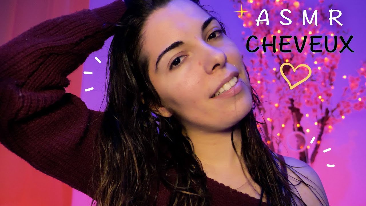 ASMR Cheveux ~ Très Très Relaxant 😴💕 (Soin, Brossage, Lavage, Lissage, Scratching du Cuir Chevelu)
