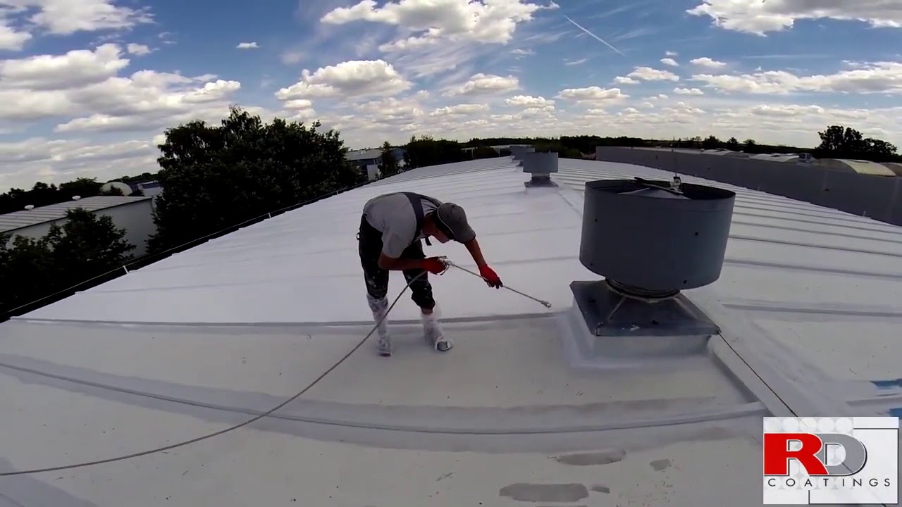RD Coatings RD Elastometal en cubiertas de acero