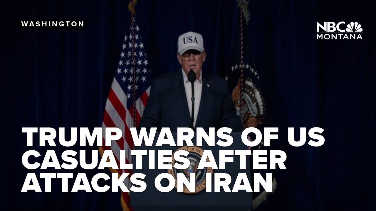 Trump warns of potential U.S. casualties after Iran attack