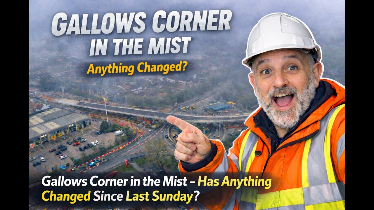 Gallows Corner Flyover Rebuild Update | In the Mist – Has Anything Changed Since Last Sunday?