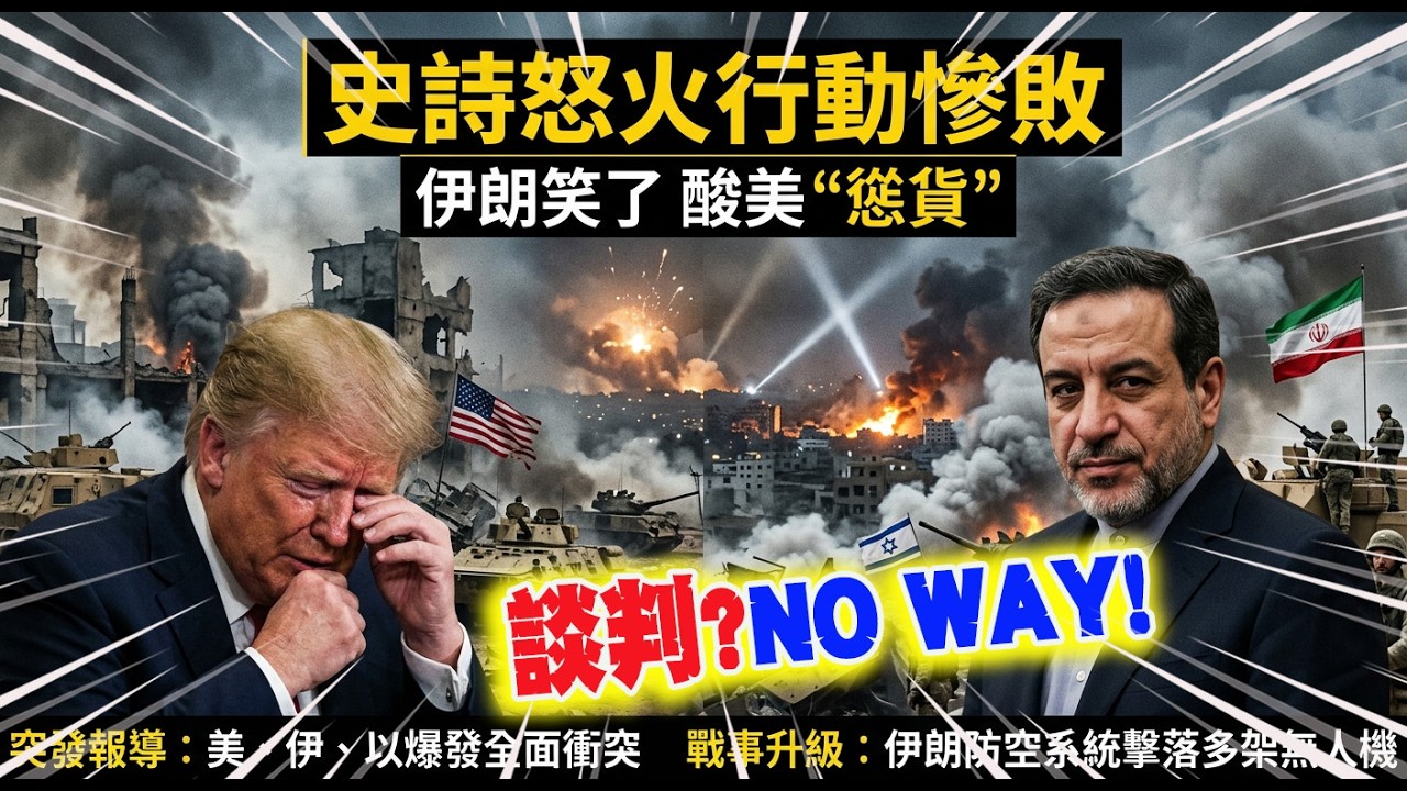 【全程字幕】美以行動再度慘敗....伊朗軍事發言人冷笑狠酸:慫貨!史詩怒火不如稱
