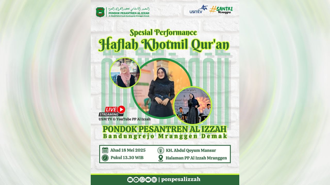 📡🔴  LIVE GAMBUS  -  DALAM RANGKA HAFLAH KHOTMIL QUR'AN KE-XII  -  PONPES AL IZZAH MRANGGEN