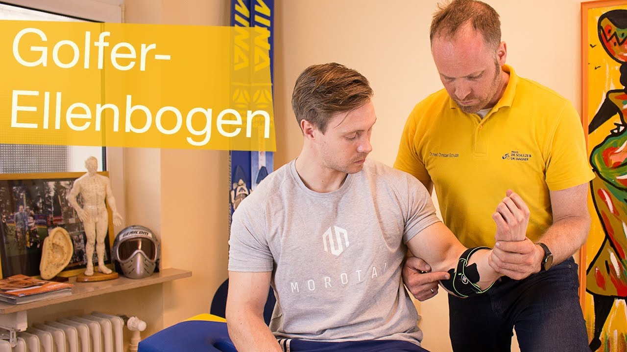 Golferellenbogen ⚡️Übungen & Behandlung (tapen, Bandage) beim Golferarm