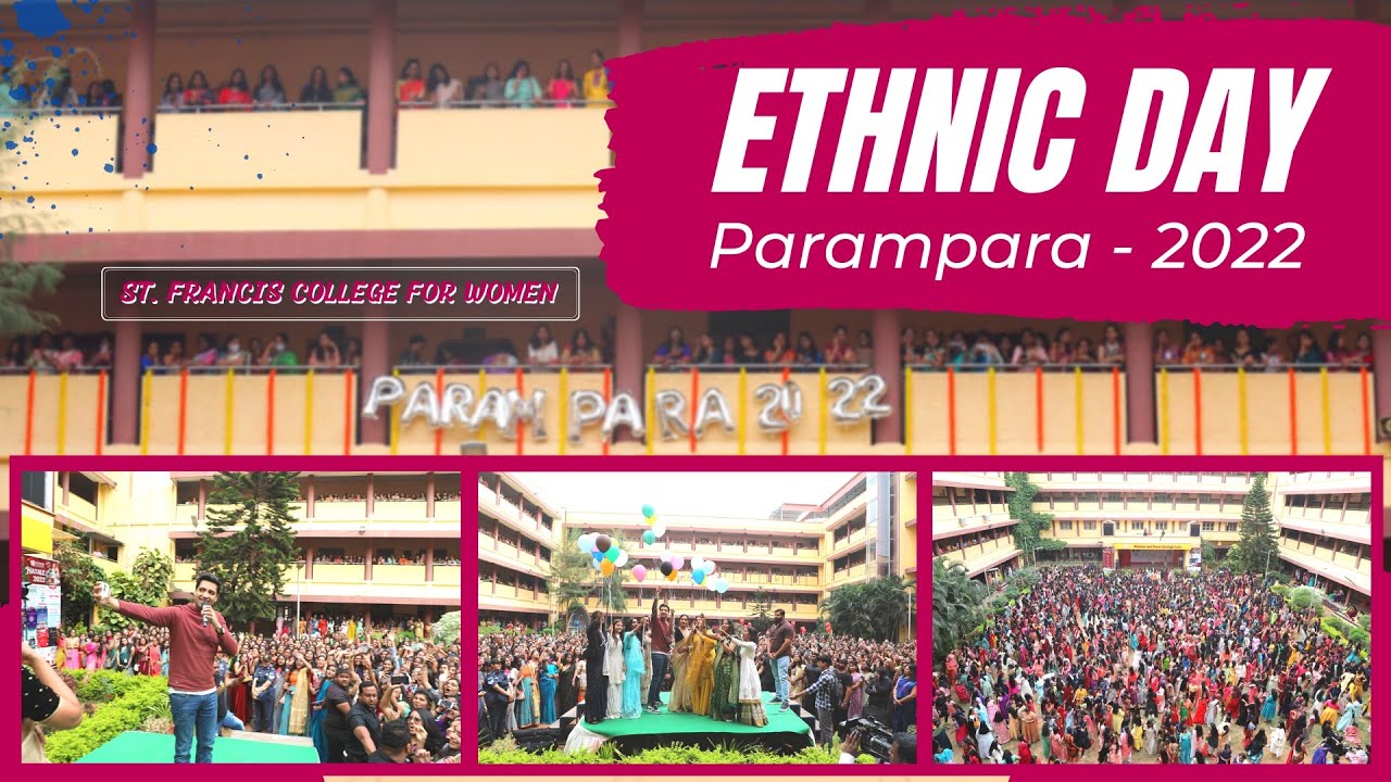 Ethnic Day : Parampara - 2022 || Adivi Sesh || St. Francis College For Women || SFC