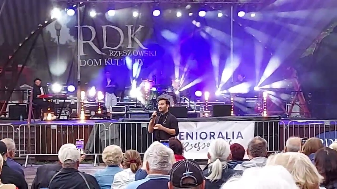 Koncert Live Stefano Terrazzino Park Kultury i Wypoczynku Bulwary nad Wisłokiem Rzeszów City część 1