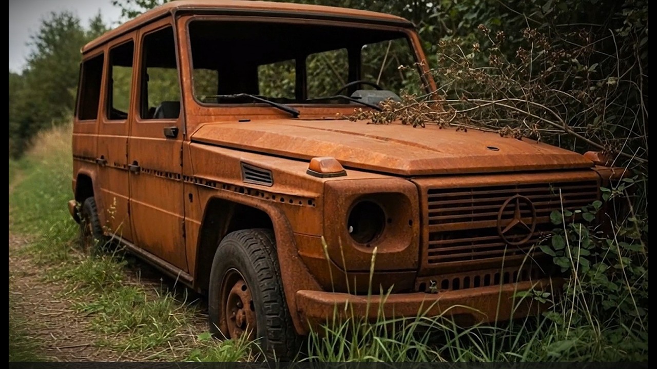 Oddly Satisfying We Rescued Rare 1941s MERCEDES BENZ G WAGON Left to ROT in Junkyard ASMR Car Restor