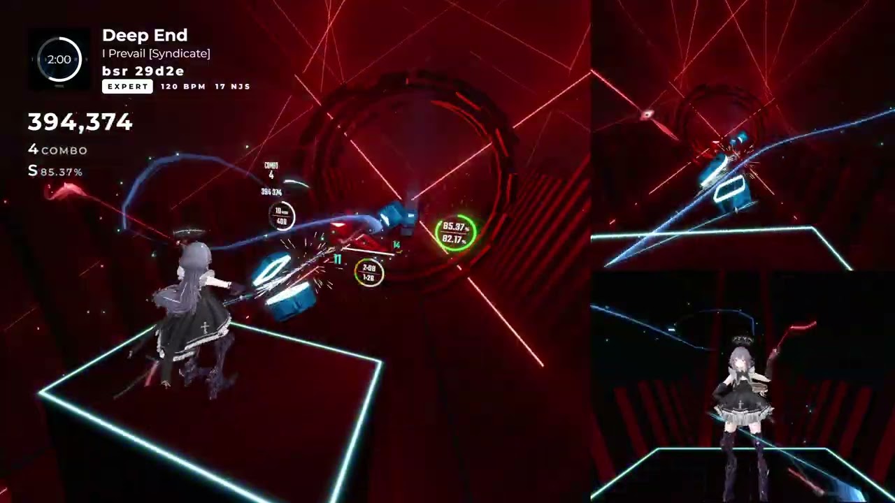 【BeatSaber】Deep End_I Prevail【expert】