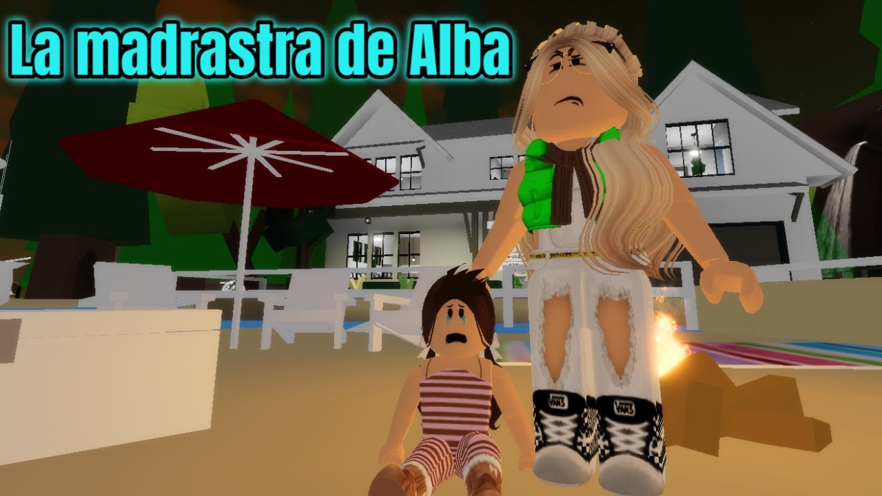 LA MADRASTRA DE ALBA 😟🥺 HISTORIA ROBLOX  BROOKHAVEN