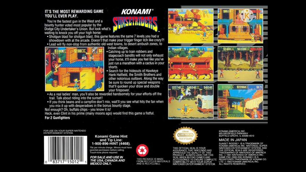 9. Dark Horse (Extended version) - Sunset Riders | Super Nintendo (PAL) | Soundtrack