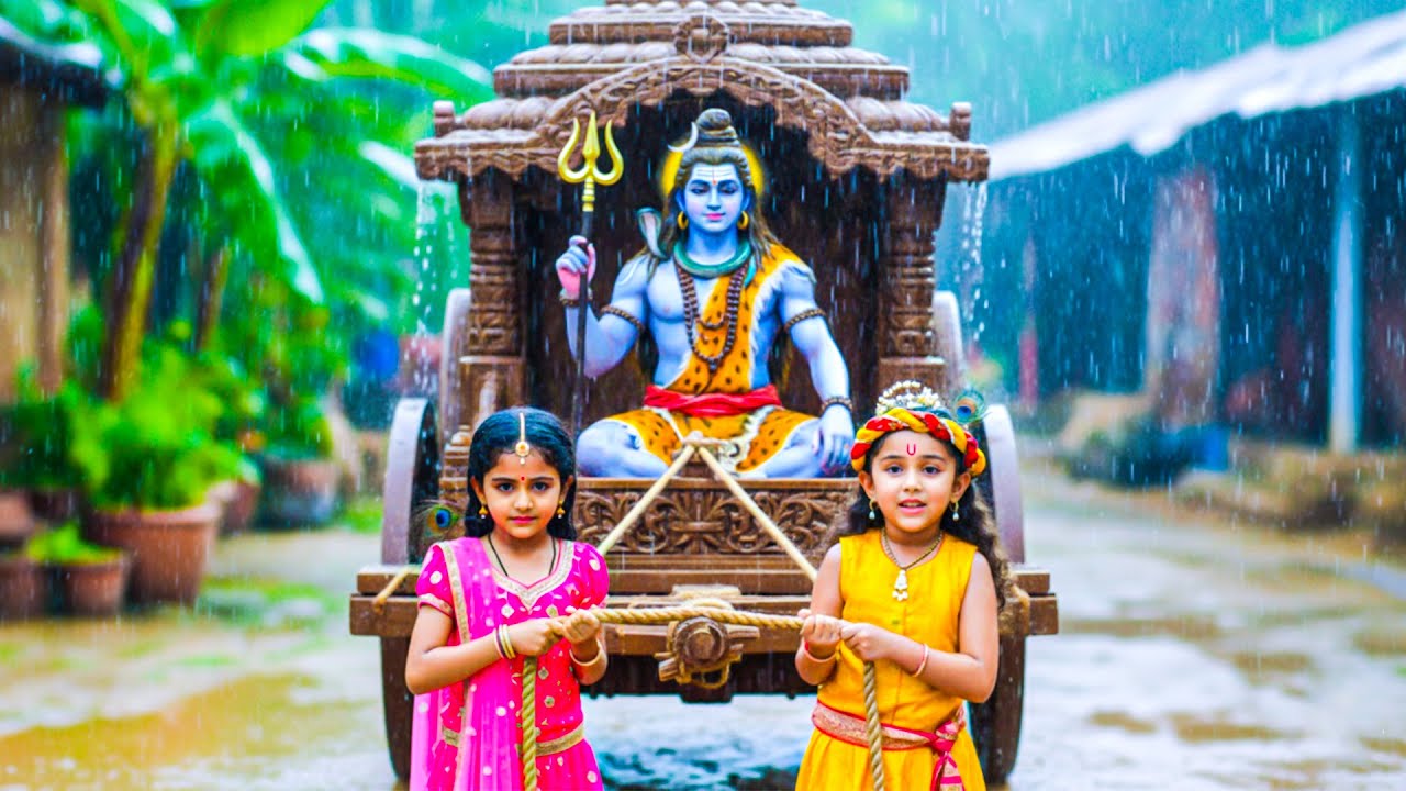 कान्हा और राधा ने अपने रथ से महादेव को वृन्दावन लाये | यशोमती मईया के नंदलाला | Shree Krishan