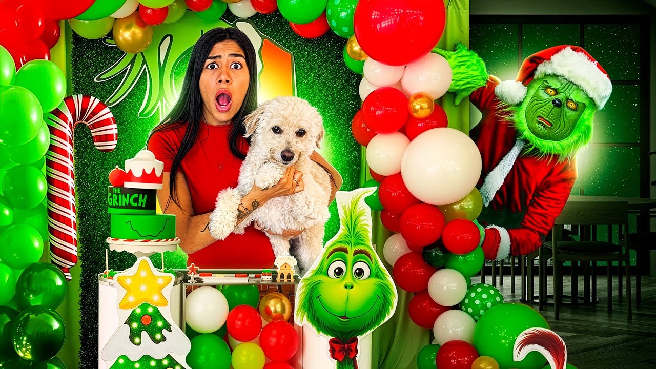 GRINCH INVADIU A FESTA DO SLINK *Roubou tudo 