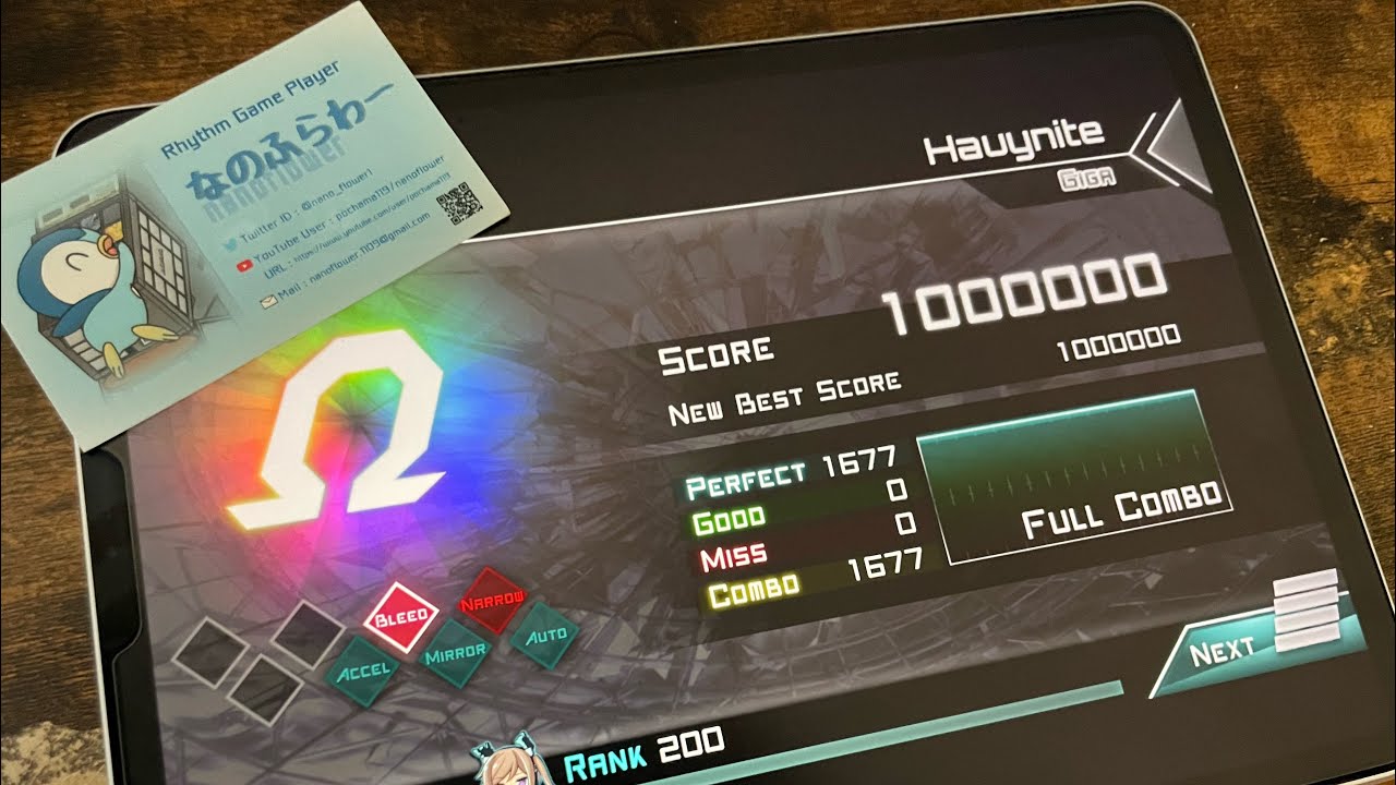 《2023 FINAL MAXLv:15》Hauynite(GIGA 15) All PERFECT! OMEGA Rank【Dynamix】
