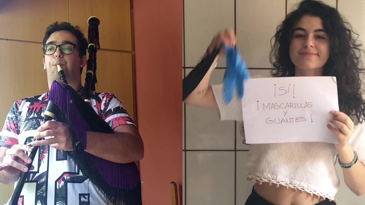 20 de abril (2020) versión de la Banda de gaitas 