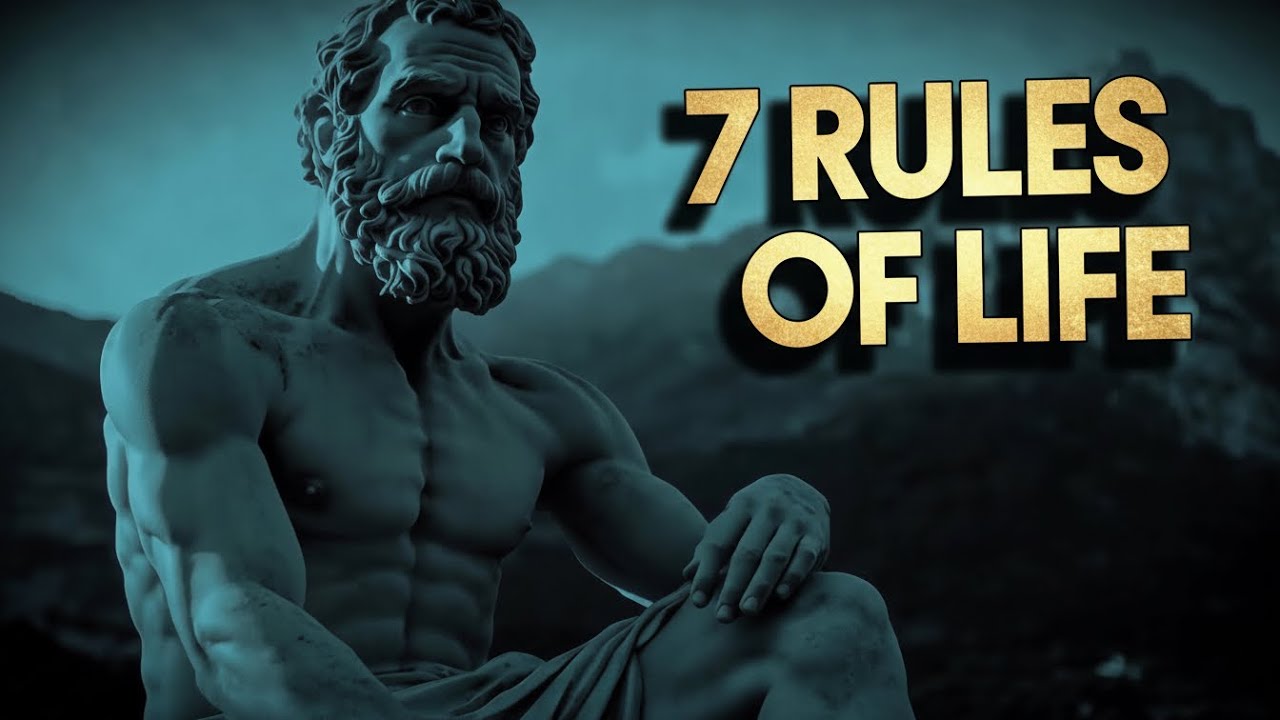 ￼ Seven Rules of Life You Need to Hear #stoicism #lifelessons #quotes #motivation #mindset 