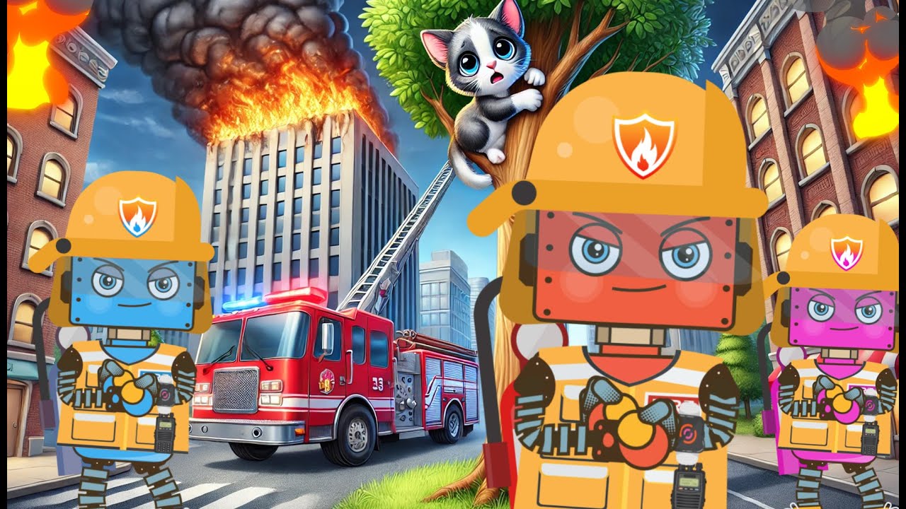 🔥🚒 Firefighters to the Rescue! | Rusty’s World 🚒🔥
