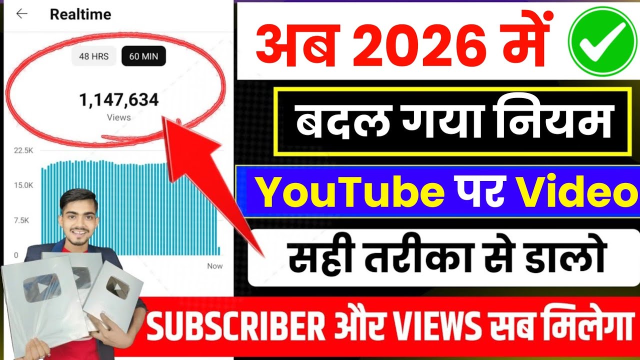 🔥 बदल गया नियम ✅ 2026 में Youtube पर Video Uplode करने का सही तरीका ✅ हर वीडियो होगी Viral 📈