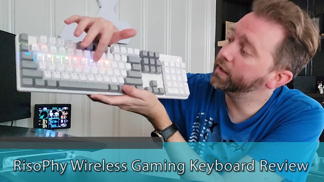 COLORFUL GAMING BLUETOOTH KEYBOARD - RisoPhy Wireless Gaming Keyboard Review
