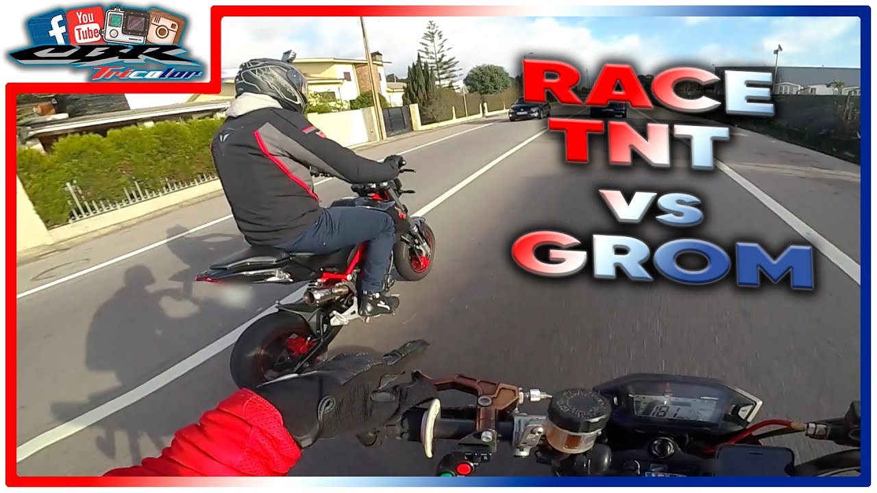 🏁 RACE: Benelli TNT 125 vs Honda MSX GROM 125 🏆