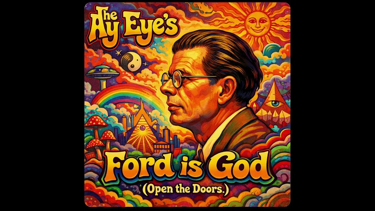 The Ay Eye's  Ford is God Open the Doors  #aldoushuxley #70srock #psychedelicrock