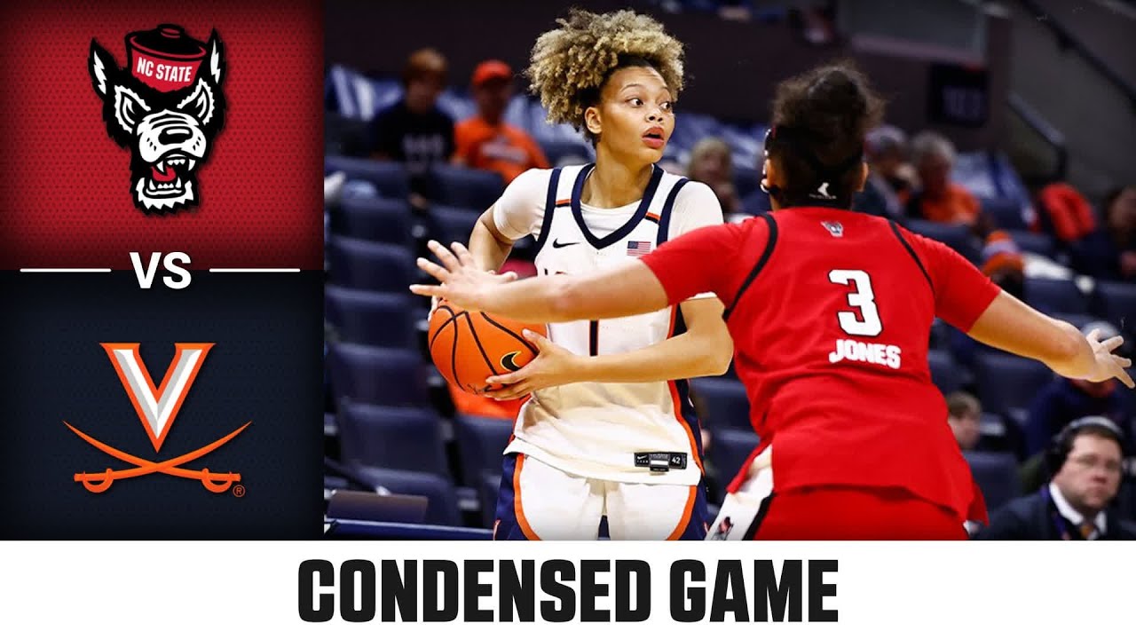 NC State vs. Virginia Condensed Game | 2025-26 ACC Women's Basketball