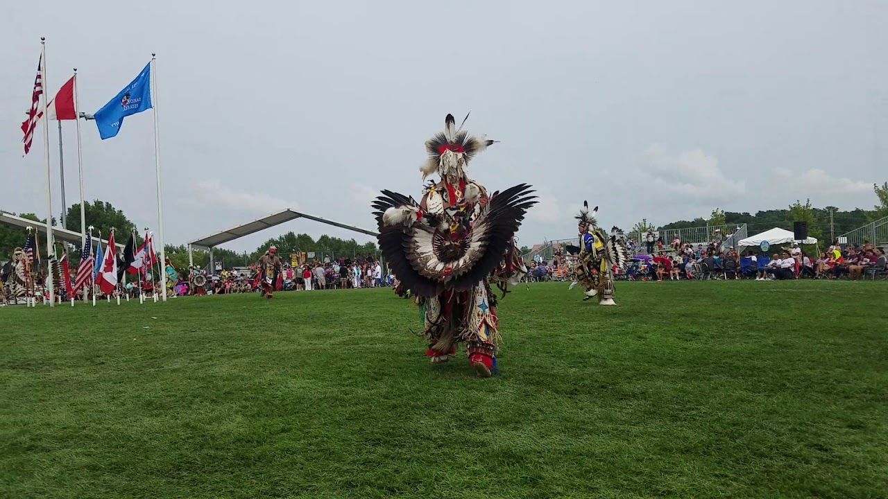 Shakopee powwow, 2018, Sunday Sr Men's Northern traditional contest