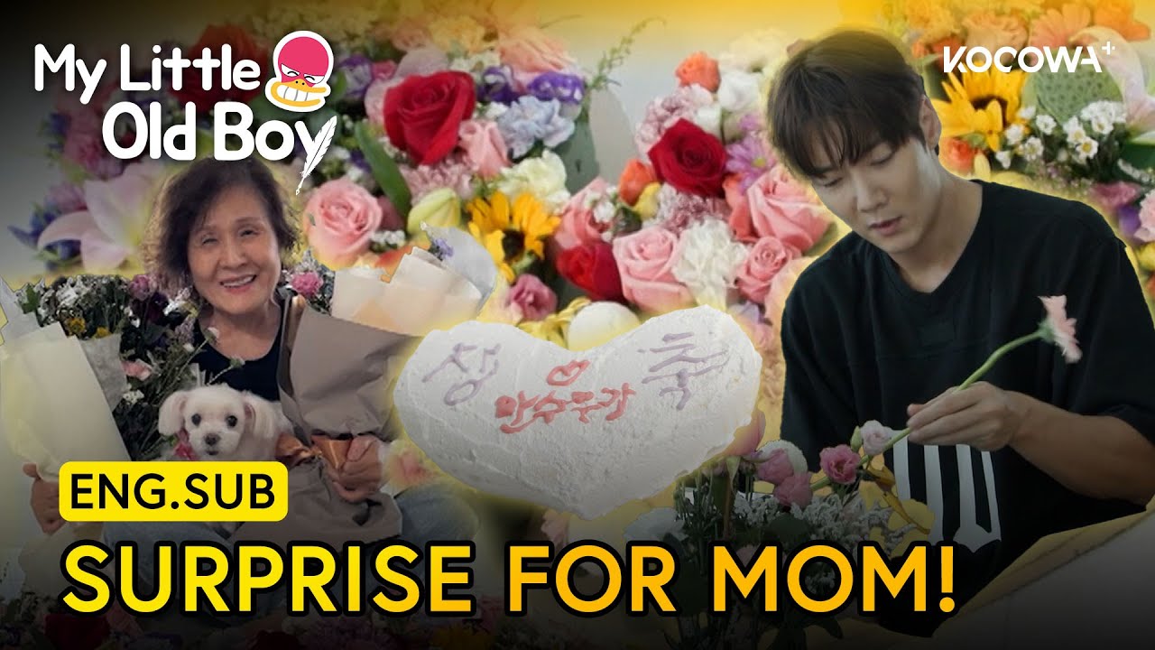 Choi Jin-hyuk’s Heart-Shaped Flower & Cake Surprise For Mom💝 | My Little Old Boy EP459 | KOCOWA+