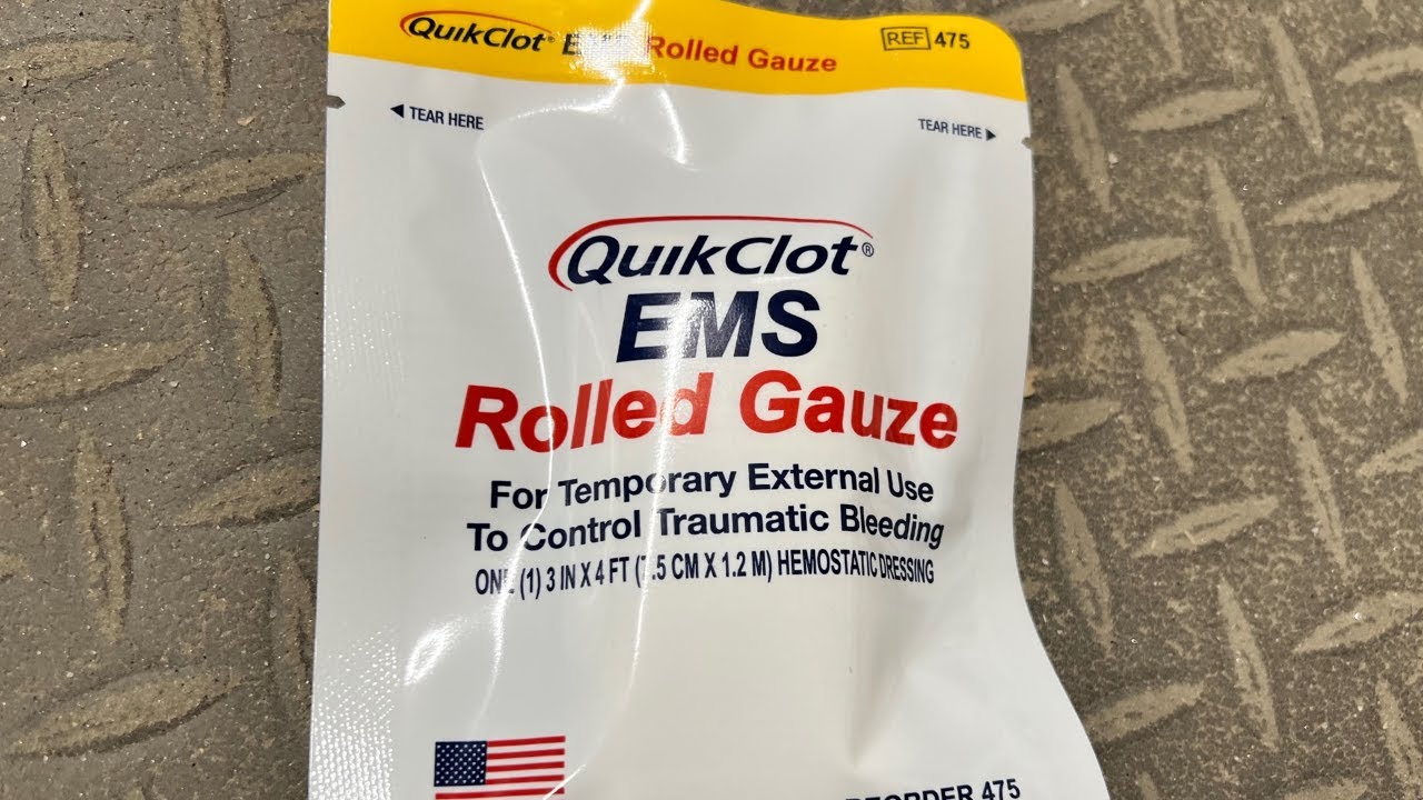 QuikClot EMS Rolled Gauze