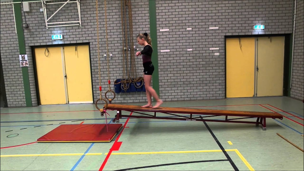 Balanceren breed instabiel vlak, verschillende manieren 3 4