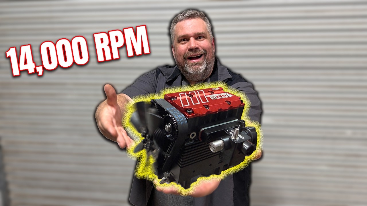 Is This the World’s Smallest Engine? (14,000 RPM + Fits in Your Hand)