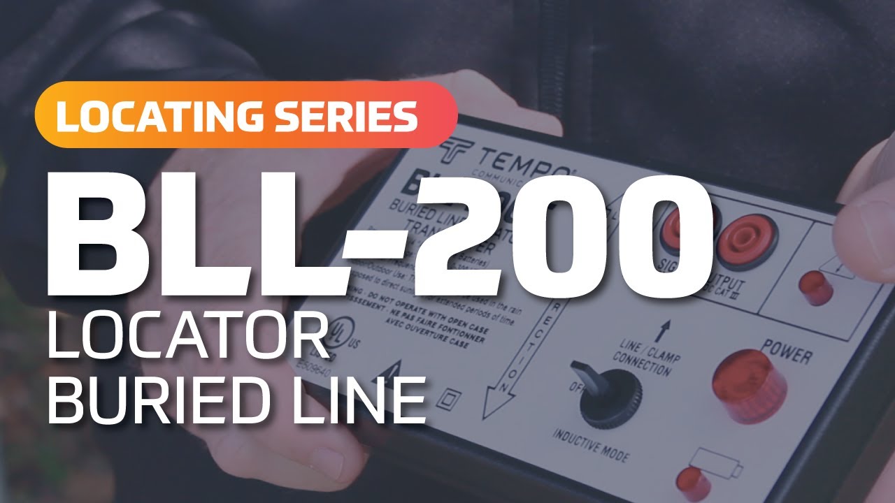 Tempo's BLL 200 Buried Line Locator