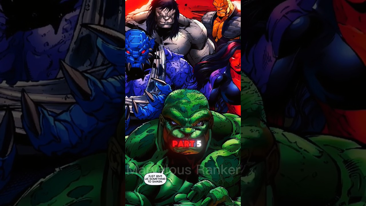 Every colour Hulk explained part 5(A-bomb) #marvel #comics #hulkbuster