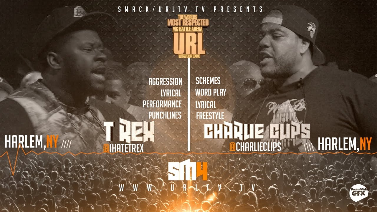 T-REX VS CHARLIE CLIPS SMACK/ URL | URLTV