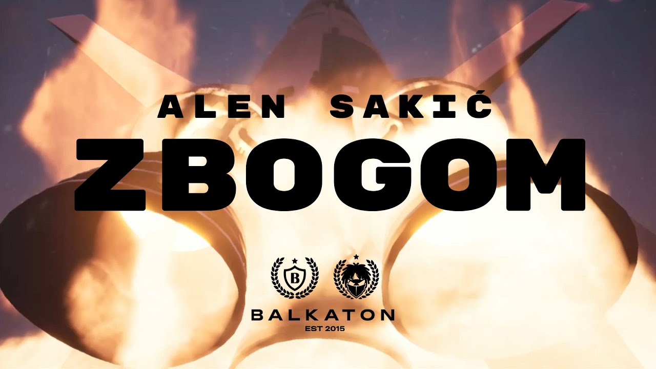 ALEN SAKIĆ - ZBOGOM (LYRICS VIDEO)