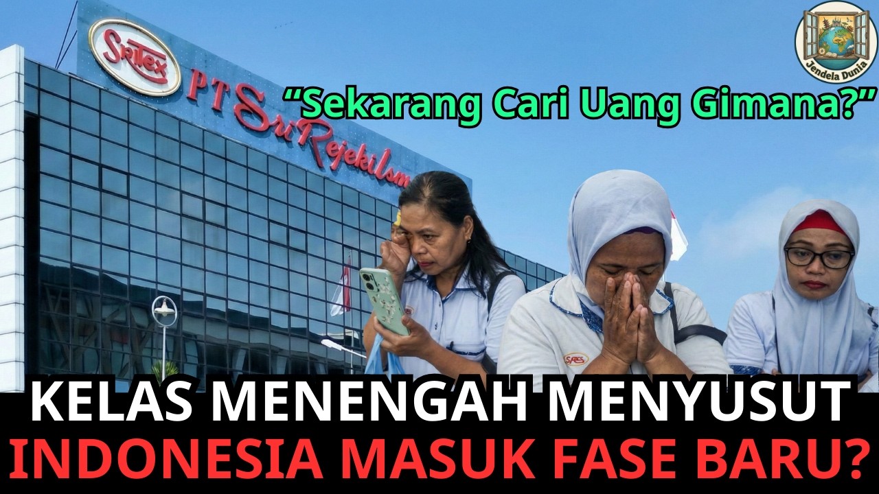 “Kelas Menengah Menyusut” – Indonesia Masuk Fase Deindustrialisasi Dini