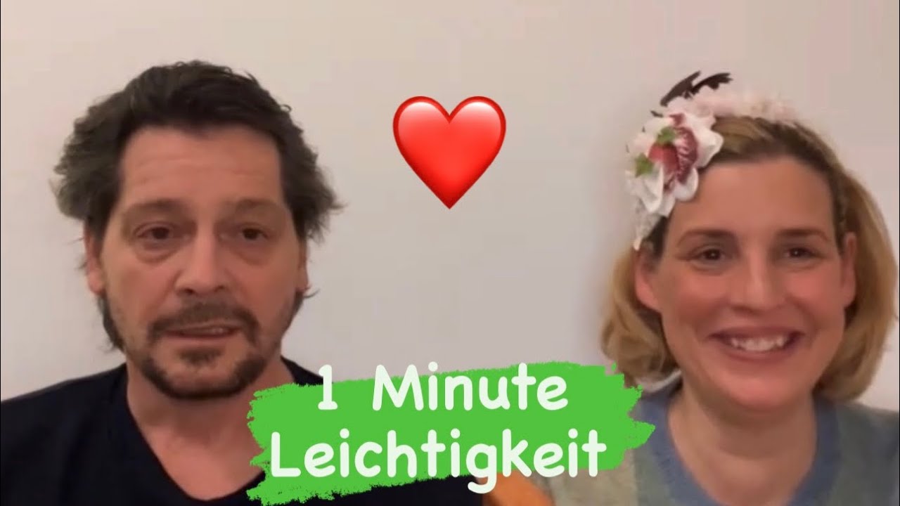 1 Minute Leichtigkeit ❤️
