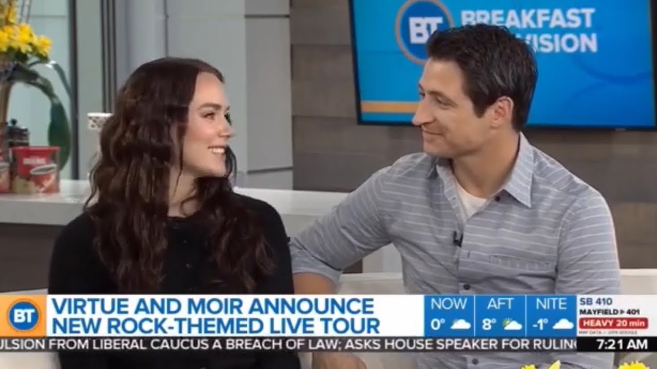 Tessa Virtue and Scott Moir on Breakfast Television Toronto (April 10th 2019)