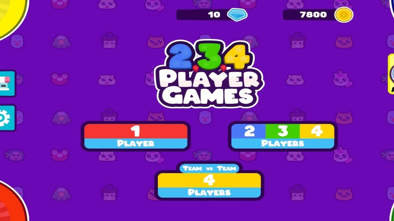2,3,4 player games.