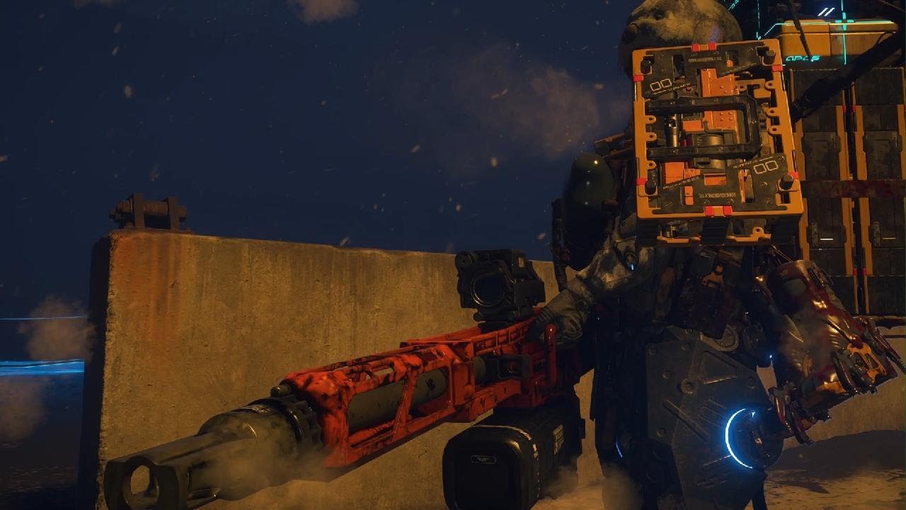 Guns and beaches in Death stranding 2